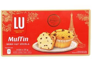 Bánh muffin LU nhân hạt socola 100g