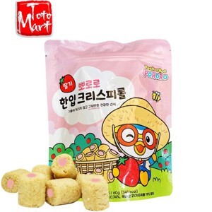 Bánh ngũ cốc Pororo vị dâu (60g)