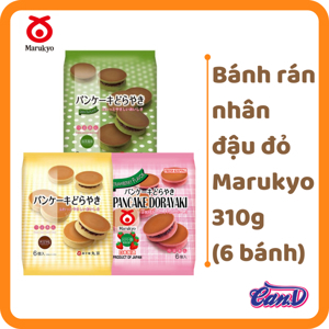 Bánh nhân đậu đỏ Marukyo Tsubuan Dorayaki 310g