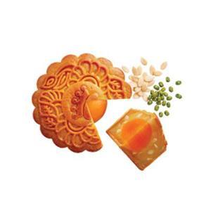 Bánh nướng Kinh đô đậu xanh hạt dưa 2 trứng ĐB 210g