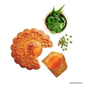 Bánh nướng Kinh đô đậu xanh lá dứa 1 trứng 150g