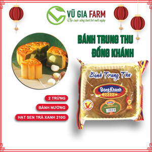 Bánh nướng Kinh đô hạt sen trà xanh 2 trứng 210g