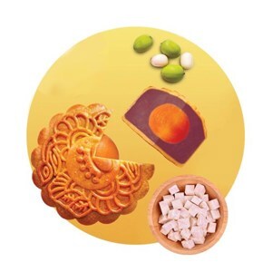 Bánh nướng Kinh đô Khoai Môn Hạt Sen 2 trứng ĐB 210g