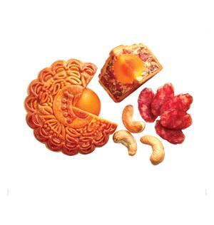 Bánh nướng Kinh đô Lạp Xưởng Ngũ Hạt 2 trứng ĐB 210g