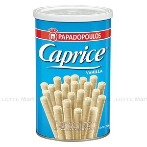 Bánh ống quế Caprice Papadopoulos Vanilla 250g