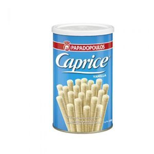 Bánh ống quế Caprice Papadopoulos Vanilla 250g