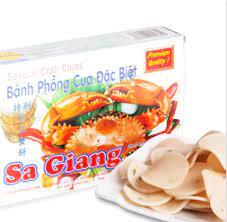 Bánh phồng cua đặc biệt Sa Giang hộp 200g