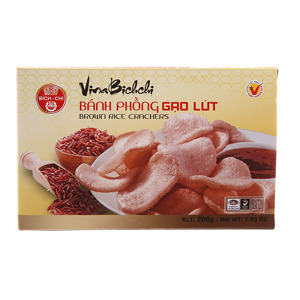 Bánh phồng gạo lứt Bích Chi - hộp 200g