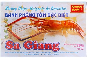 Bánh phồng tôm đặc biệt Sa Giang hộp 200g