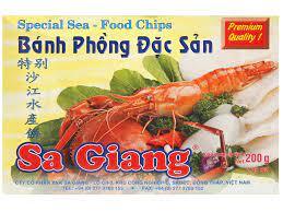 Bánh phồng tôm đặc biệt Sa Giang hộp 200g