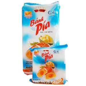 Bánh pía trứng muối-đậu xanh-sầu riêng-Tân Huê Viên