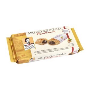 Bánh Puff Pastry cuộn kem hạt dẻ Millefoglie Ditalia MiniSnack - 125g