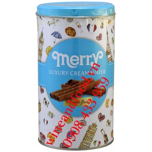 Bánh quế kem socola Merry Santa 208g