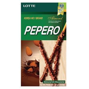 Bánh que Lotte Pepero hạnh nhân 36g