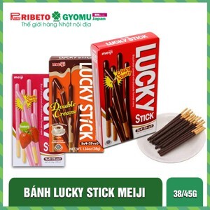 Bánh que Meiji Lucky Stick hộp 38g