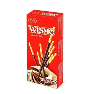 Bánh que Wismo kem socola dâu 35g