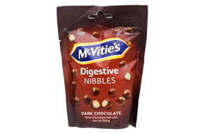 Bánh qui socola đen McVitie’s Digestive Nibbles 80g