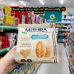 Bánh quy 4 loại ngũ cốc Misura gói 120g