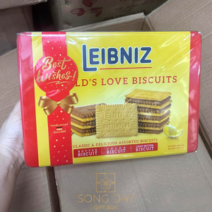 Bánh quy bơ hỗn hợp hiệu Leibniz – hộp thiếc 600g