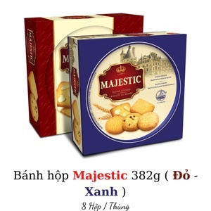 Bánh quy bơ Majestic hộp thiếc 382g