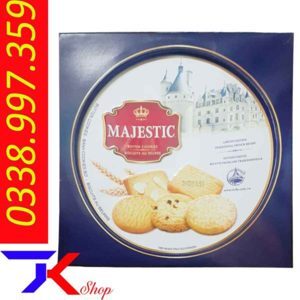 Bánh quy bơ Majestic hộp thiếc 382g