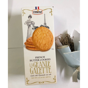 Bánh quy bơ Pháp La Grande Galette French Butter Cookies 600g