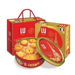 Bánh quy bơ thập cẩm LU hộp 708g