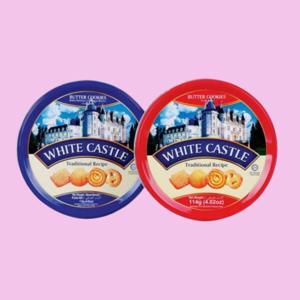 Bánh quy bơ White Castle hộp thiếc 454g