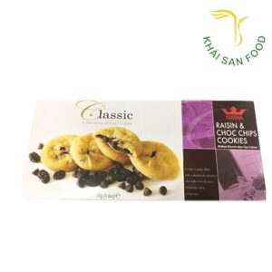 Bánh quy Classic Raisin & Chocolate 130g