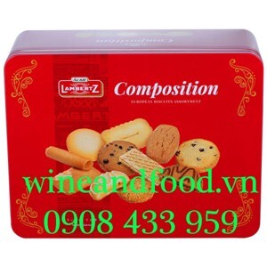 Bánh quy Composition Lambertz hộp thiếc 900g