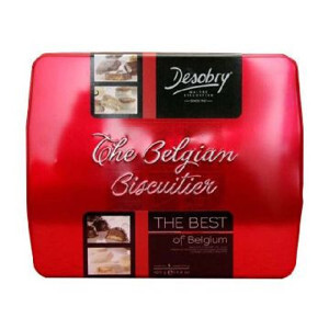Bánh quy Desobry The Belgian Biscuitier hộp sắt 420gr