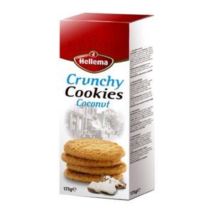 Bánh quy dừa Hellema Crunchy Cookies hộp 175g