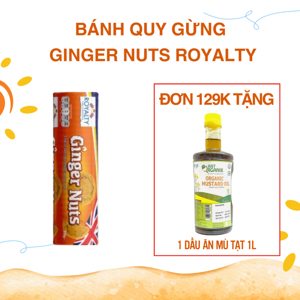 Bánh quy Gừng Ginger Nuts Royalty 300g