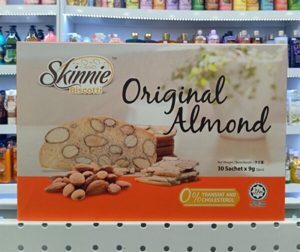 Bánh quy hạnh nhân Skinnie Biscotti Original Almond hộp 270g