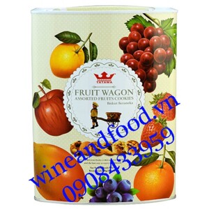 Bánh quy hỗn hợp Fruit Wagon Tatawa hộp 700g