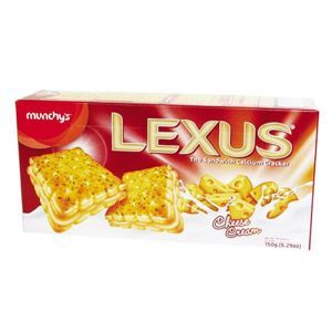 Bánh quy kem phô mai Lexus Munchy's hộp 150g