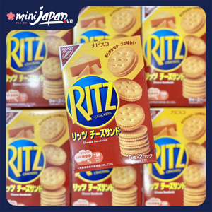 Bánh quy kẹp kem phô mai Ritz Crackers hộp 160g