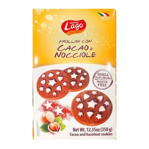 Bánh quy Lago Cacao hạt dẻ 350g