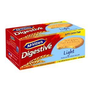 Bánh quy lúa mì nguyên cám ít béo Mc Vitie’s Digestive Light 250g