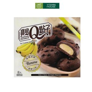 Bánh quy nhân mochi vị chuối Qidea 160g