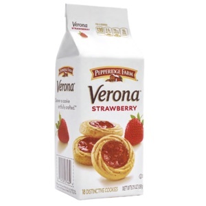 Bánh quy Pepperidge Farm dâu tây Verona 191gr