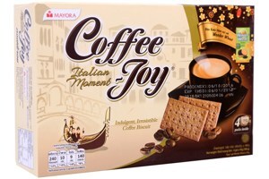 Bánh quy vị cà phê hảo hạng Coffee Joy hộp 180g