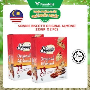 Bánh Skinnie Almond Biscotti 135g