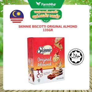 Bánh Skinnie Almond Biscotti 135g