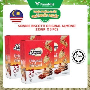 Bánh Skinnie Almond Biscotti 135g