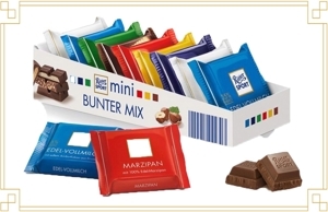 Bánh Sô cô la Ritter Sport mini 150g