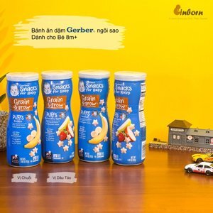 Bánh sao Gerber hương vị Vanilla - 42 g