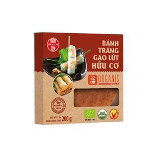 Bánh tráng gạo lứt hữu cơ Bích Chi - hộp 200g, 22cm