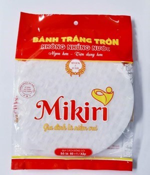 Bánh tráng không nhúng nước Mikiri ( Tròn 60 lá)