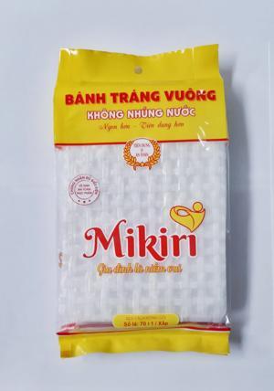 Bánh tráng vuông không nhúng nước Mikiri ( Vuông 70 lá)